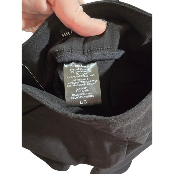 NWT Hilary Radley Womens Tummy Control Panel Pants Black Size Large 27" Inseam L - Picture 8 of 9
